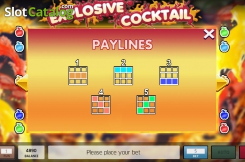 Скрин6. Explosive Fruit Cocktail слот