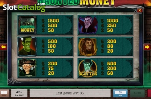 Скрин4. Haunted Money слот