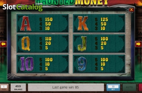Скрин5. Haunted Money слот