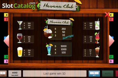 Скрин5. Havana Club слот