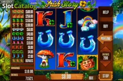 Скрин2. Irish Story 3x3 слот