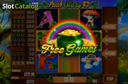 Скрин3. Irish Story 3x3 слот