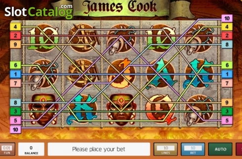 Скрин2. James Cook (InBet Games) слот