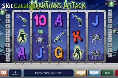 Скрин2. Martians Atack слот
