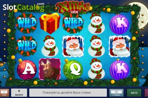 Скрин2. Xmas Luck слот