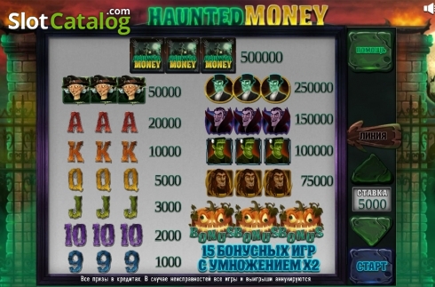 Скрин3. Haunted Money Nudge слот