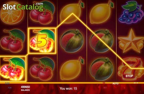 Скрин3. Blazing Fruits слот