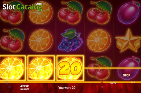 Скрин4. Blazing Fruits слот