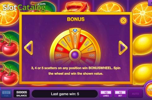 Скрин8. Hot Fruits Wheel (InBet Games) слот