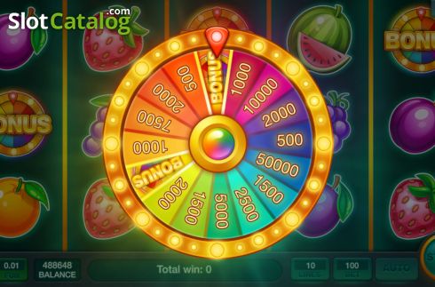 Скрин6. Fruits Fortune Wheel слот
