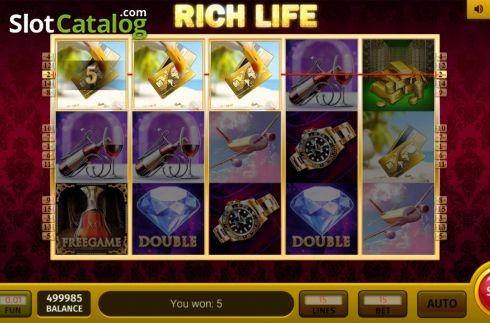 Скрин3. Rich Life 3x3 слот