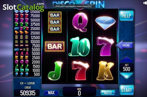 Скрин2. Disco Spin Pull Tabs слот