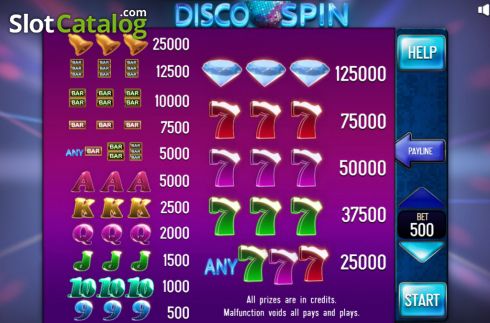 Скрин6. Disco Spin Pull Tabs слот