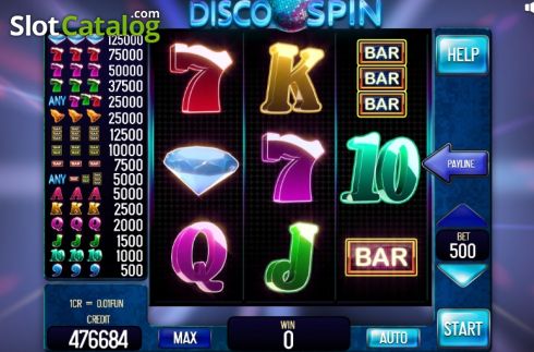 Скрин2. Disco Spin (InBet Games) слот