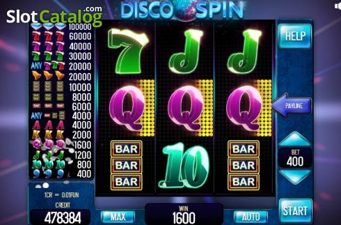 Скрин4. Disco Spin (InBet Games) слот