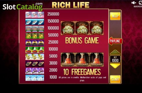 Скрин6. Rich Life (Pull Tabs) слот