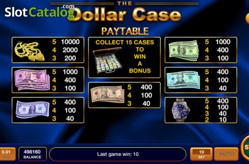Скрин6. The Dollar Case слот