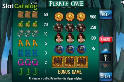 Скрин6. Pirate Cave Pull Tabs слот