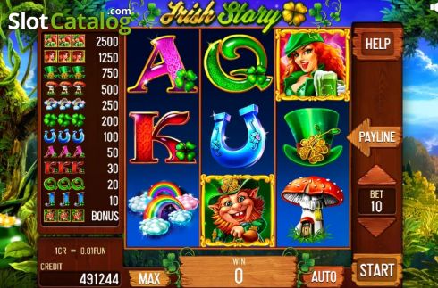 Скрин2. Irish Story Pull Tabs слот