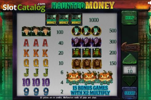 Скрин6. Haunted Money Pull Tabs слот