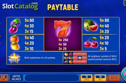 Скрин6. Sizzling Star (InBet Games) слот