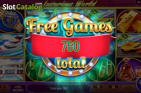 Скрин7. Luxurious World слот