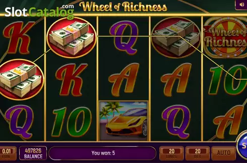 Скрин3. Wheel of Richness слот