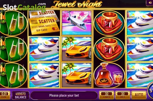 Скрин2. Jewel Night слот
