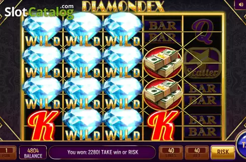 Скрин4. Diamondex слот