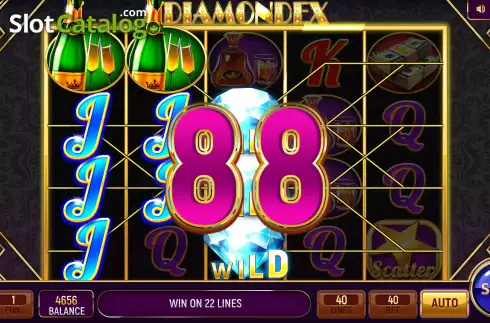 Скрин3. Diamondex слот