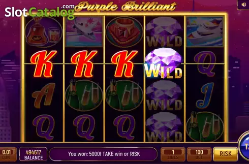 Скрин4. Purple Brilliant слот