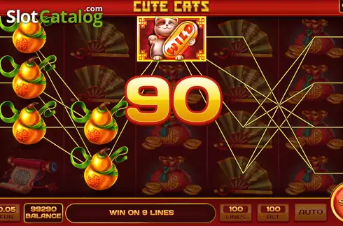 Скрин3. Cute Cats слот