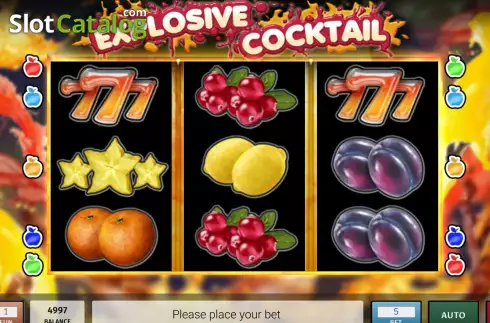 Скрин2. Explosive Cocktail слот