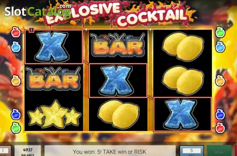 Скрин3. Explosive Cocktail слот