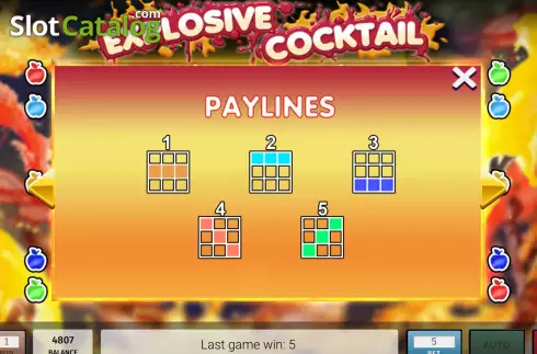 Скрин7. Explosive Cocktail слот