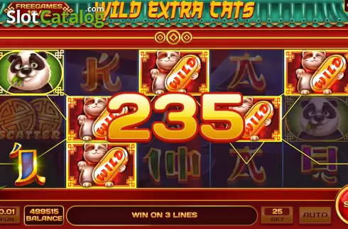Скрин9. Wild Extra Cats слот