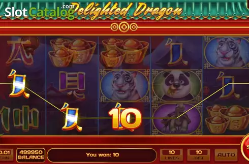 Скрин3. Delighted Dragon слот