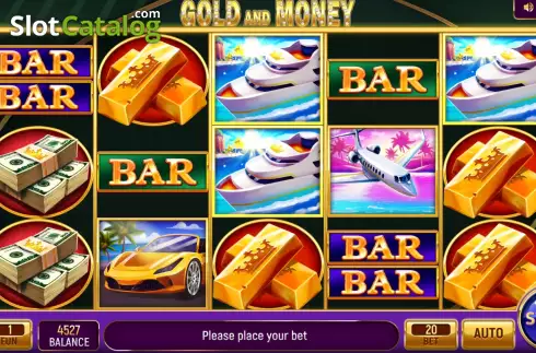 Скрин3. Gold and Money слот