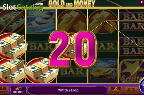 Скрин4. Gold and Money слот