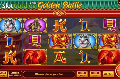 Скрин2. Golden Battle слот