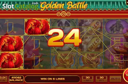 Скрин3. Golden Battle слот