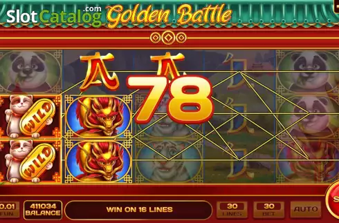 Скрин4. Golden Battle слот