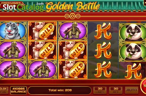 Скрин9. Golden Battle слот