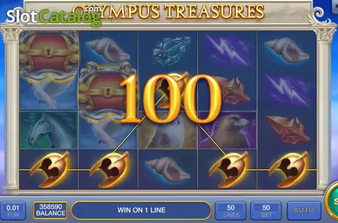 Скрин4. Olympus Treasure (InBet Games) слот