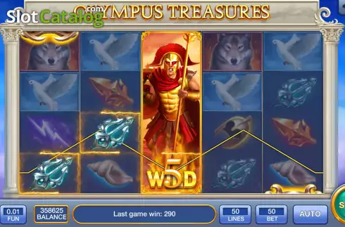 Скрин5. Olympus Treasure (InBet Games) слот