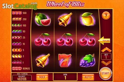 Скрин3. Wheel of Bliss (3x3) слот