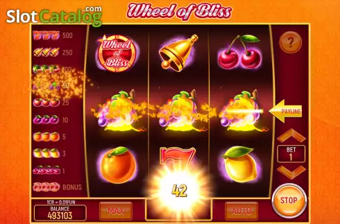 Скрин4. Wheel of Bliss (3x3) слот