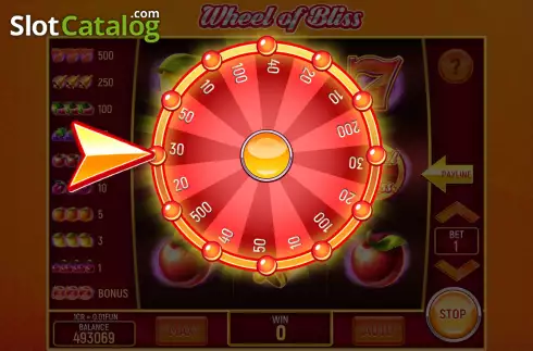 Скрин5. Wheel of Bliss (3x3) слот