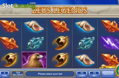 Скрин2. Zeus Legends слот