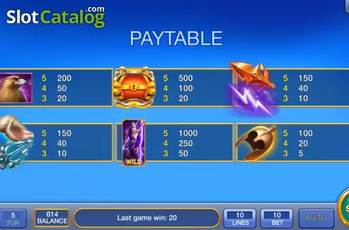 Скрин5. Zeus Legends слот